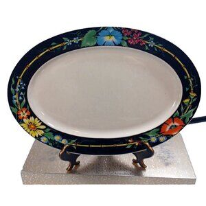 Vintage Villeroy & Boch Luxembourg Xenia Oval Serving platter Large 13.5"